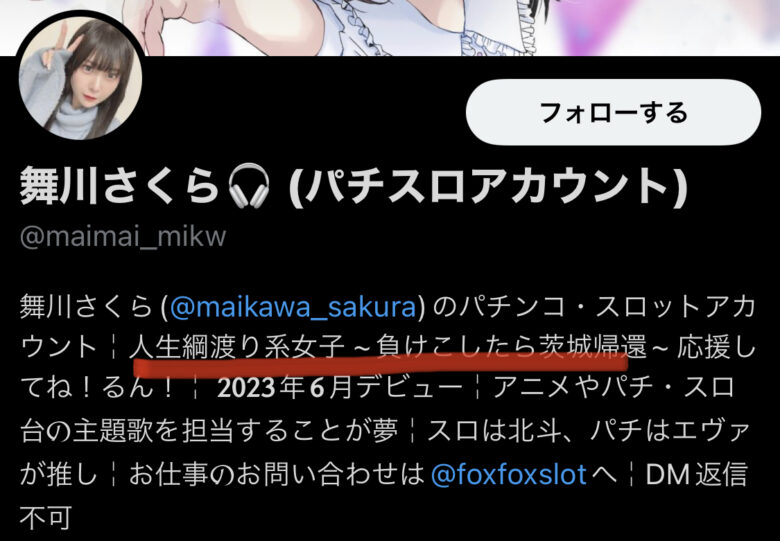 舞川さくらのプロフィール情報の画像